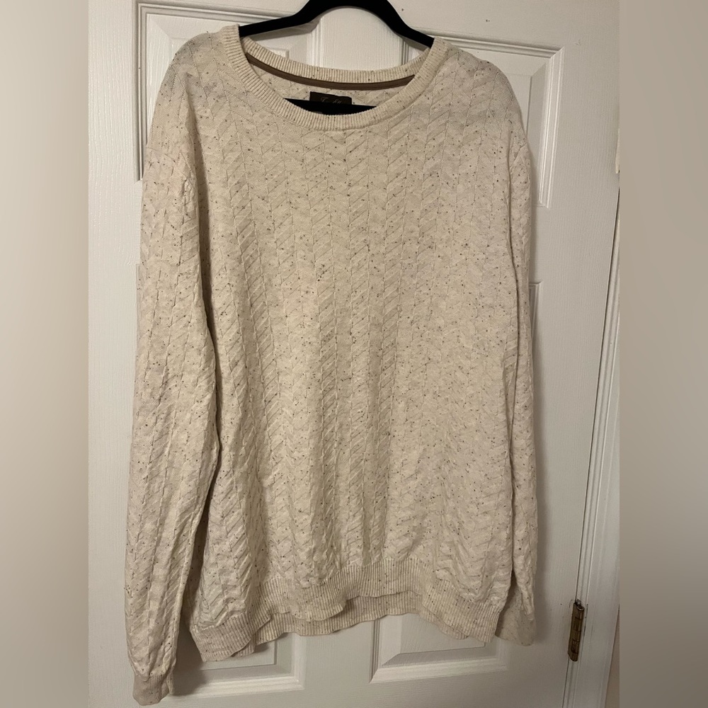 Tasso Elba Crewneck Sweater with Elbow Pads